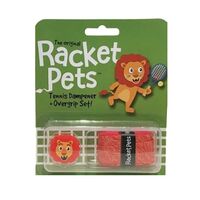 Racket Pets Dampener + Overgrip Set Lion image