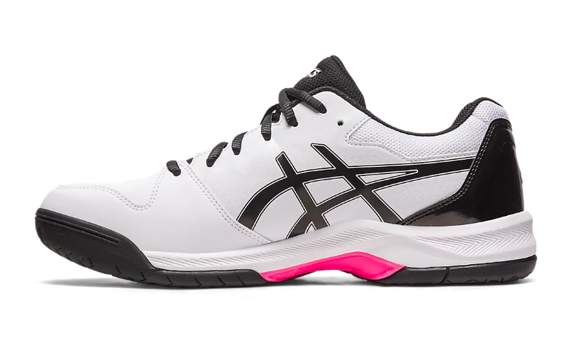 Asics Mens Gel-Dedicate 7 -White/Hot Pink