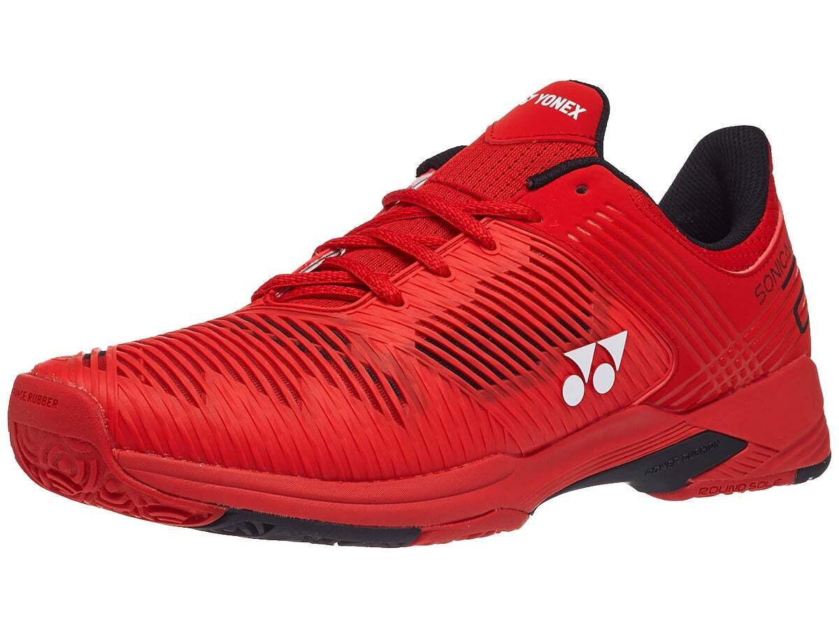 Yonex Power Cushion Sonicage 2 Clay Red Men's Tennis Shoes | eBay