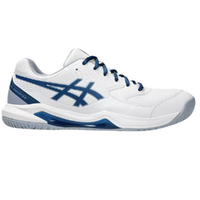 Asics Mens Gel Dedicate 8 HC - White/Mako Blue image