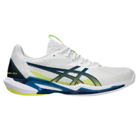 Asics Mens Solution Speed FF 3 Clay - White/Mako Blue image