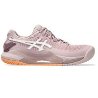 Asics Womens Gel Resolution 9 Wide(D) - Rose/White image