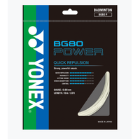 Yonex BG Power Badminton String Set - White image