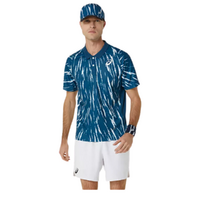 Asics Mens Game Polo Shirt - Mako Blue image