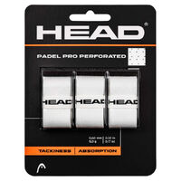 Head Padel Pro Perforated 3Pk Overgrips - White image