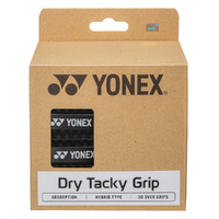 Yonex (AC153-30YX) Dry Tacky Grap Overgrips 30 Pack - Black image