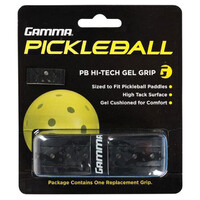 Gamma Hi-Tech Gel Pickleball Replacement Grip - Black  image