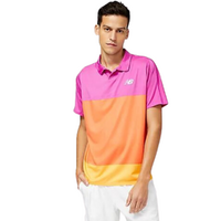 New Balance Mens Tournament Polo - Megenta Pop image