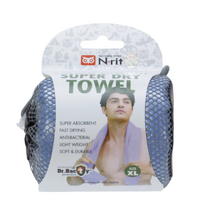 Nrit Super Dry Towel (Ultrafine Microfibre) - Grey image