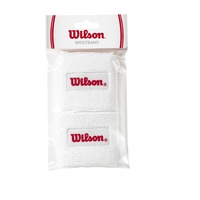 Wilson Wristband Single 2 Pack White image