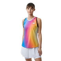 New Balance Womens Printed Tournament V-Neck Tank image