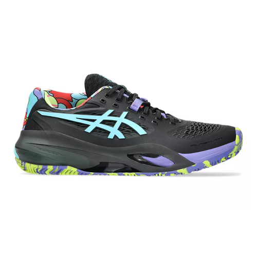 Asics Mens Gel Resolution X Padel L.E. - Black/Energy Aqua [Size : US 7]