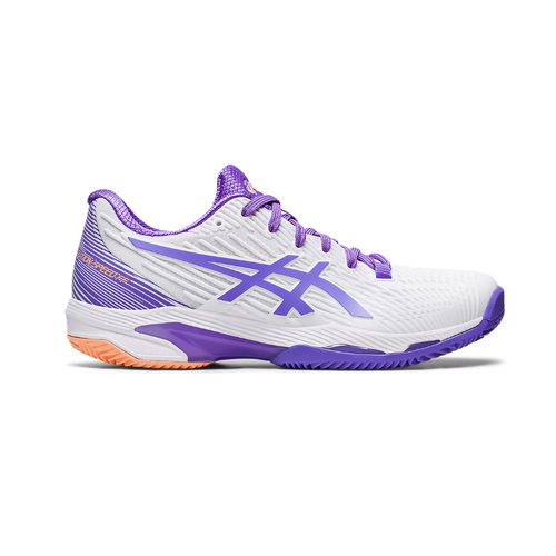 Asics Womens Solution Speed FF 2 Clay - White/Amethyst [Size : US - 10H]