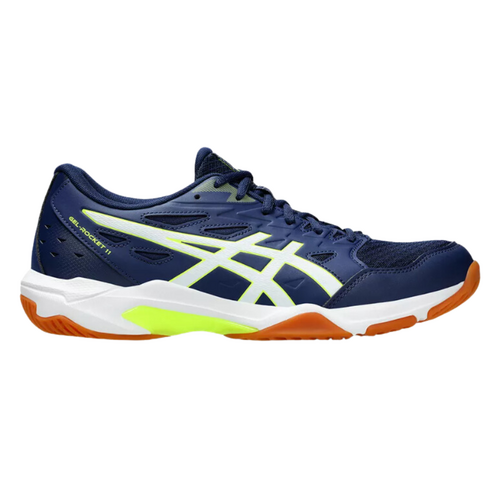 Asics Mens Gel Rocket 11 - Blue Expanse/Safety Yellow [Size: US 8]