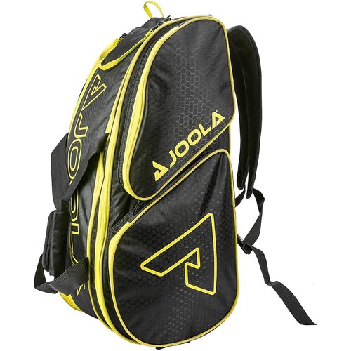 JOOLA Tour Elite Pro Pickleball Bag - Black/Yellow