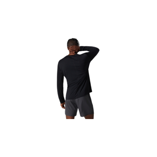 Asics Mens Silver Long Sleeve Top - Black [Size: XL]