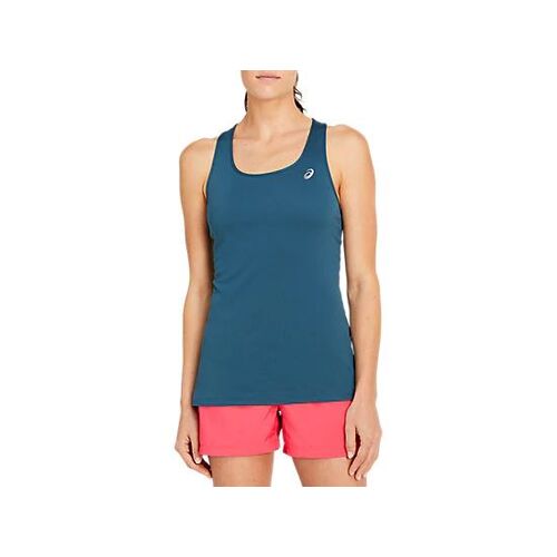 Asics Silver Women's Tank Magnetic Blue [Size: US Medium]