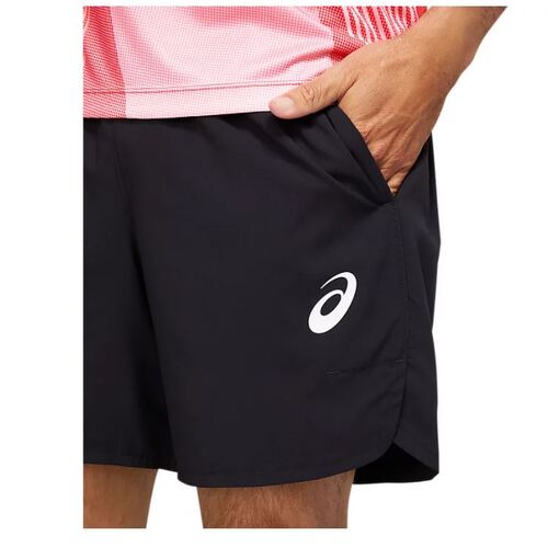 Asics Mens Match 7 Inch Shorts - Black [Size : XL]