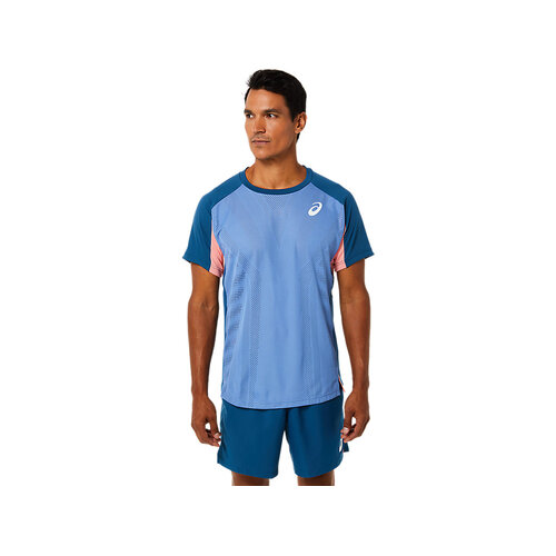 Asics Mens Actibreeze SS Top - Light Indigo 2022 [Size : US - Medium]