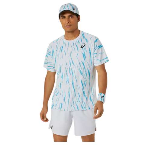 Asics Mens Game SS Top - Brilliant White [Size: Small]