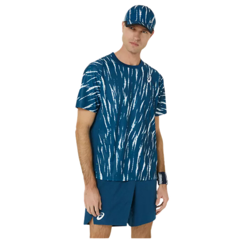 Asics Mens Game SS top - Mako Blue [Size: Small]