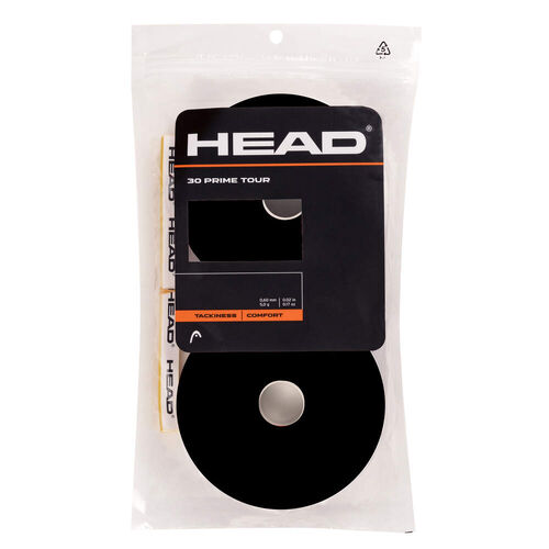 Head Prime Tour Overgrip 30 Pack - Black 