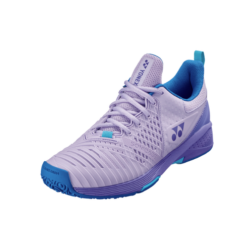 Yonex Womens Sonicage 3 Clay - Lilac [Size : US - 10]