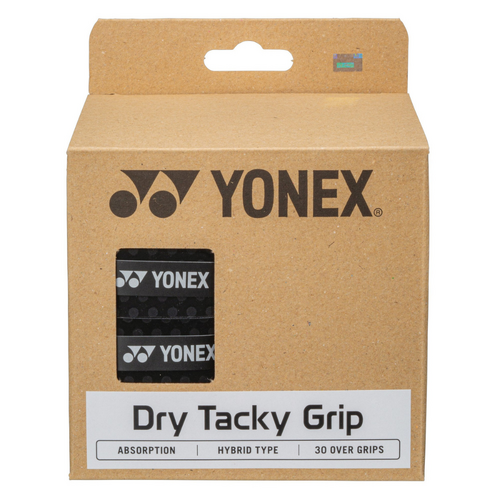 Yonex (AC153-30YX) Dry Tacky Grap Overgrips 30 Pack - Black