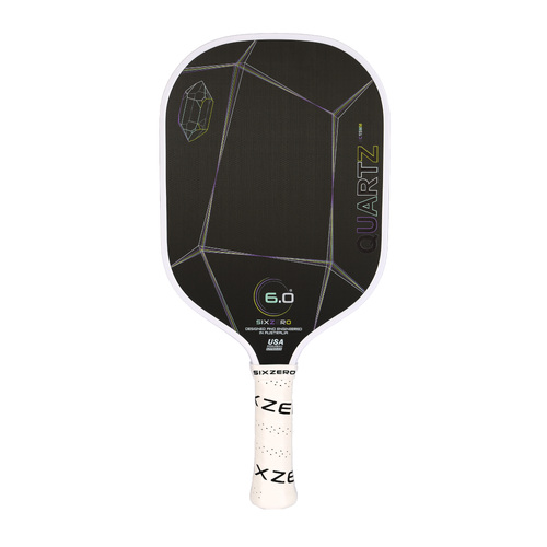 Six Zero Quartz 15mm Pickleball Paddle - White