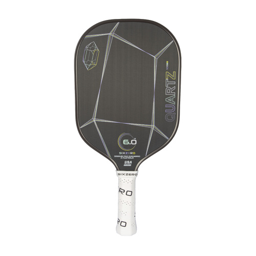 Six Zero Quartz 15mm Pickleball Paddle - Smokey Grey