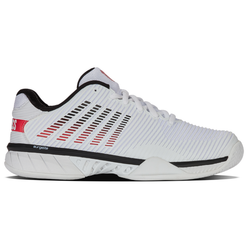 K-Swiss Men's Hypercourt Express 2 - White/Bk/Red [Size : US - 8]