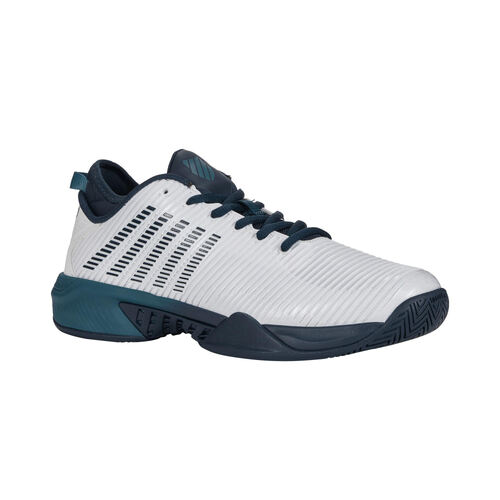 K-Swiss Mens Hypercourt Supreme AC - White/Pond [Size : US 11]