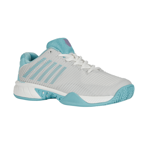 K-Swiss Womens Hypercourt Express AC - White/Angel Blue [Size : US 9.5]