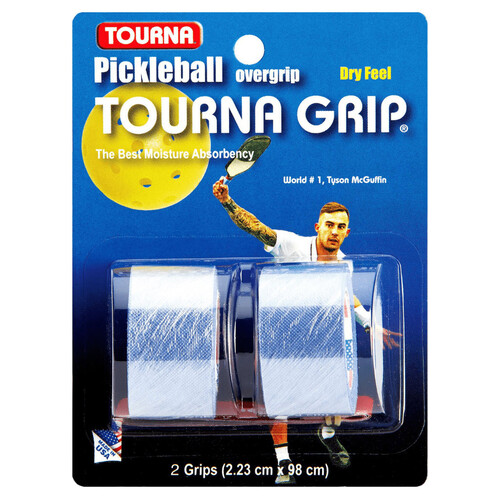 Tourna Pickleball Overgrip (Dry Feel) 2 Pack - Blue 