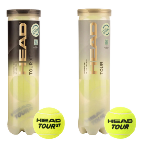 Head Tour  & Tour XT 4 Ball Can Bundle 