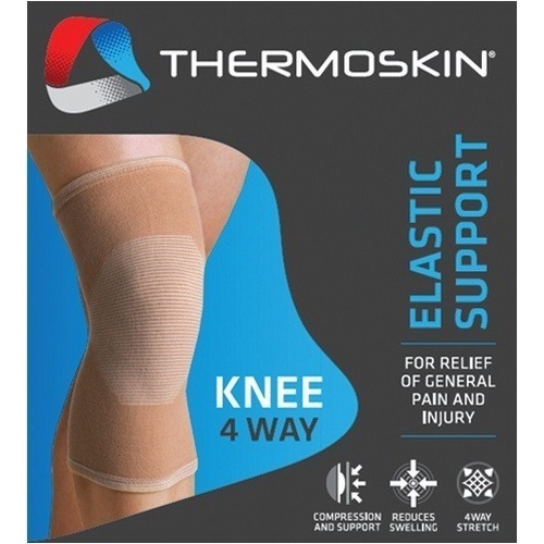 Thermoskin Elastic 4 Way Knee Support [Size: Large]