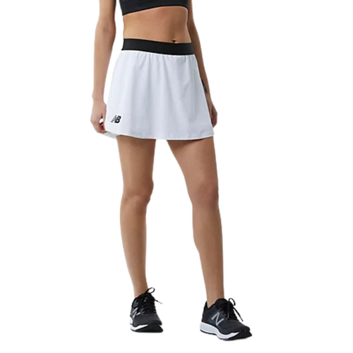 New Balance Womens Tournament Skort - White/Black [Size : US - Small]