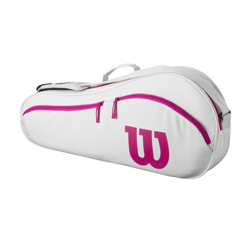 Wilson Advantage 3 Racquet Bag 2025 - Off White/Pink