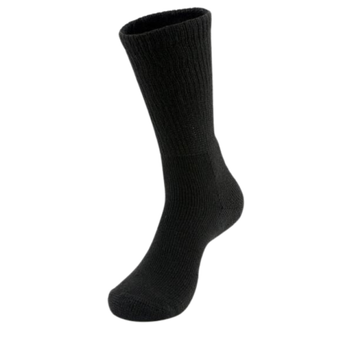 Thorlo Runnning Crew Socks (X-Large) - Black